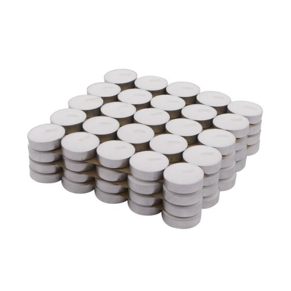 Unscented Wax Tealight Candles (Set of 100)