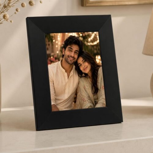 Classic Black Table & Wall Photo Frame (5x7 Inch) | Decorative Picture Frame for Home & Office