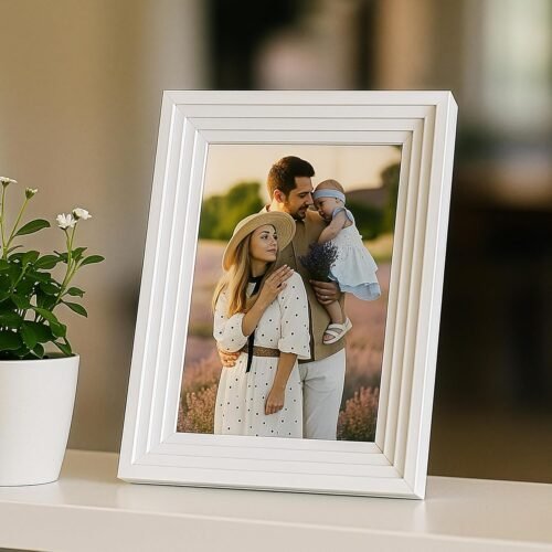 Premium 3D Table Top Photo Frame | 5x7 Inch Designer Picture Frame for Home & Office