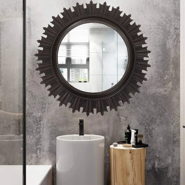 Efinito Round Decorative Wall Mirror Round Decorative Wall Mirror
