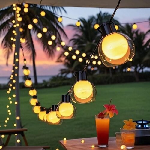 Bubble Ball LED Fairy String Lights 10 Meter (20 LEDs, Warm White)
