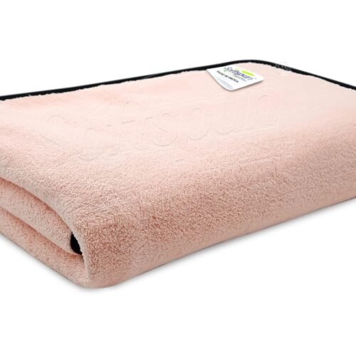 Microfiber Bath Towel | 500 GSM | Ultra Absorbent | Super Soft | Quick Dry | 60 × 120 cm | Light Pink