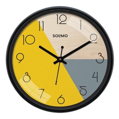 Pie Silent Analog Wall Clock – Multicolour