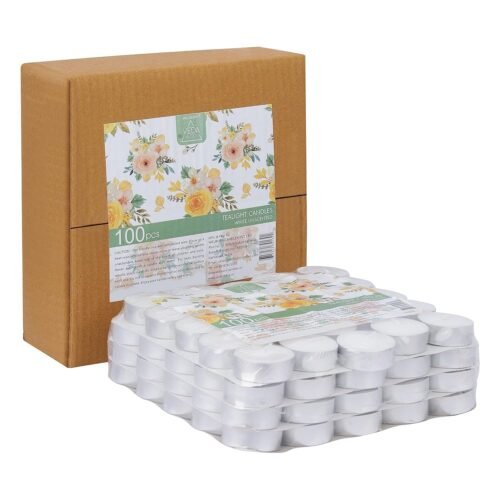 Unscented Tealight Candles – Pack of 100