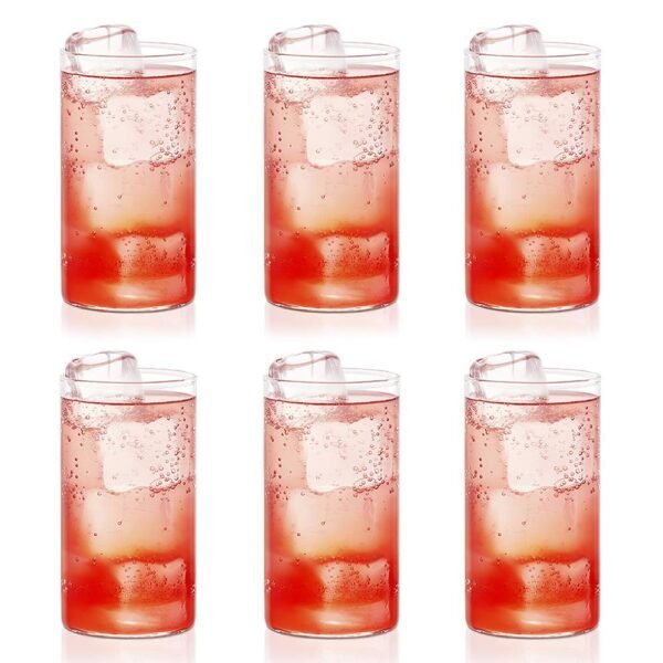 Vision Borosilicate Glass Tumblers (350 ml, Set of 6) | Transparent Drinking Glasses | Microwave, Oven, Freezer & Dishwasher Safe | Heat & Thermal Shock Resistant