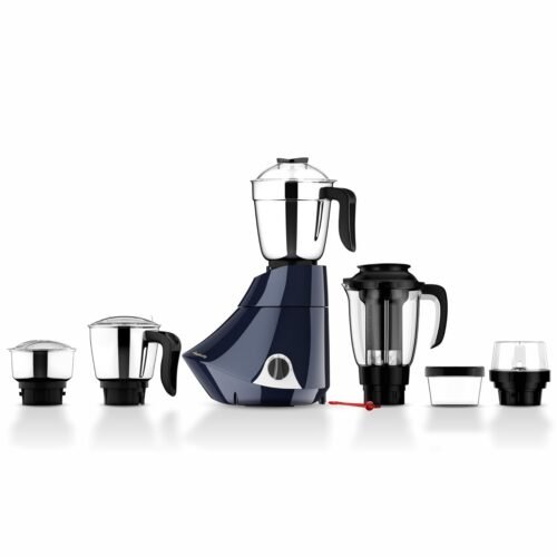Smart Plus 750W Mixer Grinder | 5 Jars Including Juicer & Grind & Store Jar | Heavy Duty Motor, Stainless Steel Blades, 3-Speed Control | 2-Year Warranty